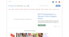 Desktop Screenshot of familycorner.com