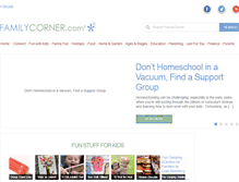 Tablet Screenshot of familycorner.com